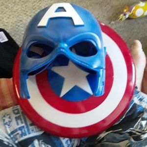 Captain America Mask and Shield